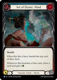 Art of Desire: Mind - Part the Mistveil - Flesh and Blood TCG card