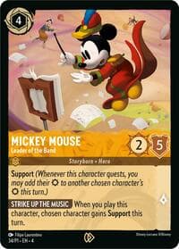 Mickey Mouse - Leader of the Band - Disney Lorcana Promo Cards - Disney Lorcana card