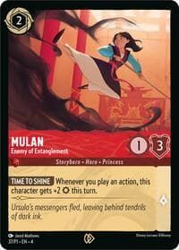 Mulan - Enemy of Entanglement - Disney Lorcana Promo Cards - Disney Lorcana card