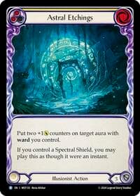 Astral Etchings (Yellow) - Part the Mistveil - Flesh and Blood TCG card