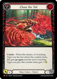 Chase the Tail - Part the Mistveil - Flesh and Blood TCG card