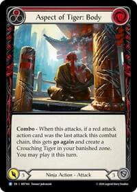 Aspect of Tiger: Body - Part the Mistveil - Flesh and Blood TCG card
