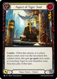 Aspect of Tiger: Soul - Part the Mistveil - Flesh and Blood TCG card