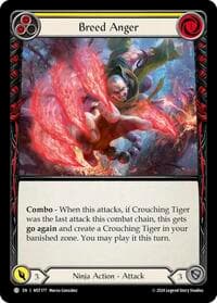 Breed Anger (Yellow) - Part the Mistveil - Flesh and Blood TCG card
