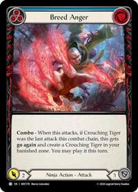 Breed Anger (Blue) - Part the Mistveil - Flesh and Blood TCG card