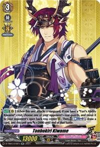 Tonbokiri Kiwame - D-TB04: Touken Ranbu ONLINE 2023 - Cardfight Vanguard card