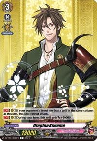 Otegine Kiwame - D-TB04: Touken Ranbu ONLINE 2023 - Cardfight Vanguard card