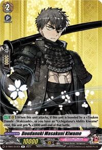 Doudanuki Masakuni Kiwame - D-TB04: Touken Ranbu ONLINE 2023 - Cardfight Vanguard card