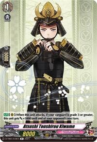 Atsushi Toushirou Kiwame - D-TB04: Touken Ranbu ONLINE 2023 - Cardfight Vanguard card