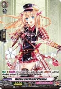 Midare Toushirou Kiwame - D-TB04: Touken Ranbu ONLINE 2023 - Cardfight Vanguard card