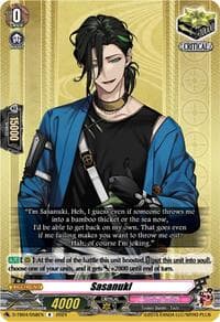 Sasanuki - D-TB04: Touken Ranbu ONLINE 2023 - Cardfight Vanguard card