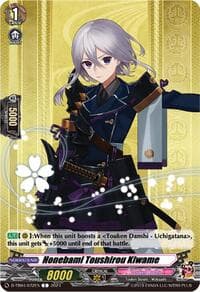 Honebami Toushirou Kiwame - D-TB04: Touken Ranbu ONLINE 2023 - Cardfight Vanguard card