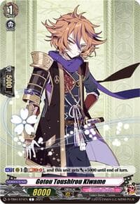 Gotou Toushirou Kiwame - D-TB04: Touken Ranbu ONLINE 2023 - Cardfight Vanguard card