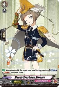 Maeda Toushirou Kiwame - D-TB04: Touken Ranbu ONLINE 2023 - Cardfight Vanguard card