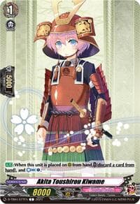 Akita Toushirou Kiwame - D-TB04: Touken Ranbu ONLINE 2023 - Cardfight Vanguard card