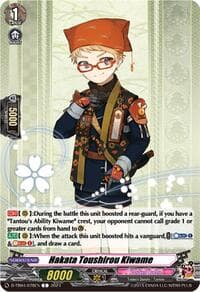 Hakata Toushirou Kiwame - D-TB04: Touken Ranbu ONLINE 2023 - Cardfight Vanguard card