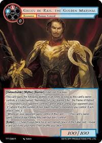 Gilles de Rais, the Golden Marshal - Thoth of the Trinity - Force of Will card