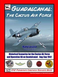 Check Your 6! Guadalcanal: The Cactus Air Force Scenario Book - SkirmishCampaigns - Boardgames card
