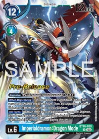 Imperialdramon: Dragon Mode - Beginning Observer Pre-Release Cards - Digimon Card Game card