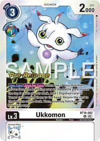 Ukkomon - Beginning Observer Pre-Release Cards - Digimon Card Game card