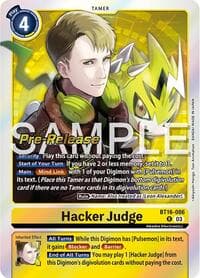 Hacker Judge - Beginning Observer Pre-Release Cards - Digimon Card Game card
