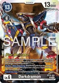 Darkdramon - Beginning Observer Pre-Release Cards - Digimon Card Game card