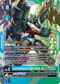 Imperialdramon: Fighter Mode ACE - Beginning Observer Pre-Release Cards - Digimon Card Game card