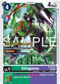 Stingmon - Beginning Observer Pre-Release Cards - Digimon Card Game card