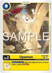 Upamon - Beginning Observer Pre-Release Cards - Digimon Card Game card