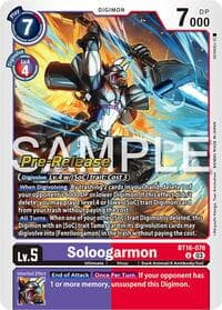 Soloogarmon - Beginning Observer Pre-Release Cards - Digimon Card Game card