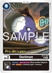 Dorimon - Beginning Observer Pre-Release Cards - Digimon Card Game card