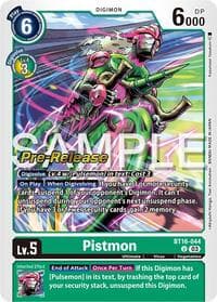Pistmon - Beginning Observer Pre-Release Cards - Digimon Card Game card