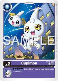 Cupimon - Beginning Observer Pre-Release Cards - Digimon Card Game card