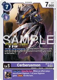 Cerberusmon - Beginning Observer Pre-Release Cards - Digimon Card Game card