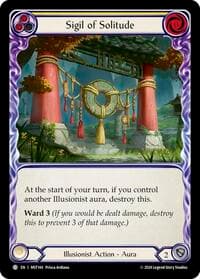 Sigil of Solitude (Yellow) - Part the Mistveil - Flesh and Blood TCG card