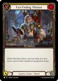Fact-Finding Mission (Yellow) - Part the Mistveil - Flesh and Blood TCG card