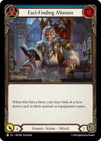 Fact-Finding Mission (Blue) - Part the Mistveil - Flesh and Blood TCG card