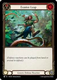 Evasive Leap (Red) - Part the Mistveil - Flesh and Blood TCG card