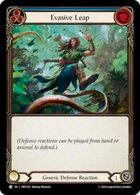 Evasive Leap (Blue) - Part the Mistveil - Flesh and Blood TCG card