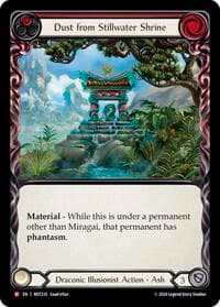 Dust from Stillwater Shrine - Part the Mistveil - Flesh and Blood TCG card