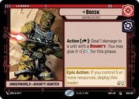 Bossk - Hunting His Prey - Shadows of the Galaxy - Star Wars: Unlimited card