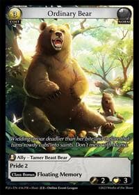 Ordinary Bear - Promotional Cards - Grand Archive TCG card