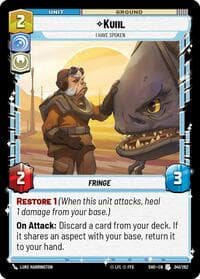 Kuiil - I Have Spoken - Shadows of the Galaxy - Star Wars: Unlimited card