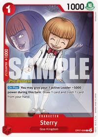 Sterry - 500 Years in the Future Pre-Release Cards - One Piece Card Game card