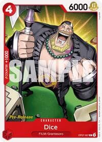 Dice - 500 Years in the Future Pre-Release Cards - One Piece Card Game card