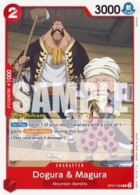 Dogura & Magura - 500 Years in the Future Pre-Release Cards - One Piece Card Game card