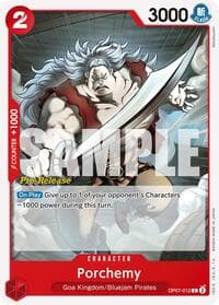 Porchemy - 500 Years in the Future Pre-Release Cards - One Piece Card Game card