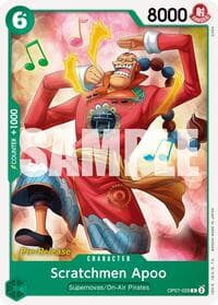 Scratchmen Apoo - 500 Years in the Future Pre-Release Cards - One Piece Card Game card