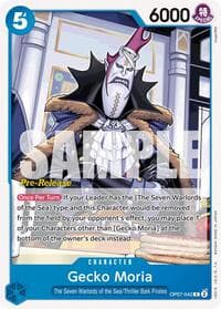 Gecko Moria (042) - 500 Years in the Future Pre-Release Cards - One Piece Card Game card