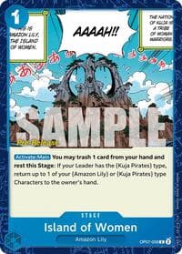 Island of Women - 500 Years in the Future Pre-Release Cards - One Piece Card Game card